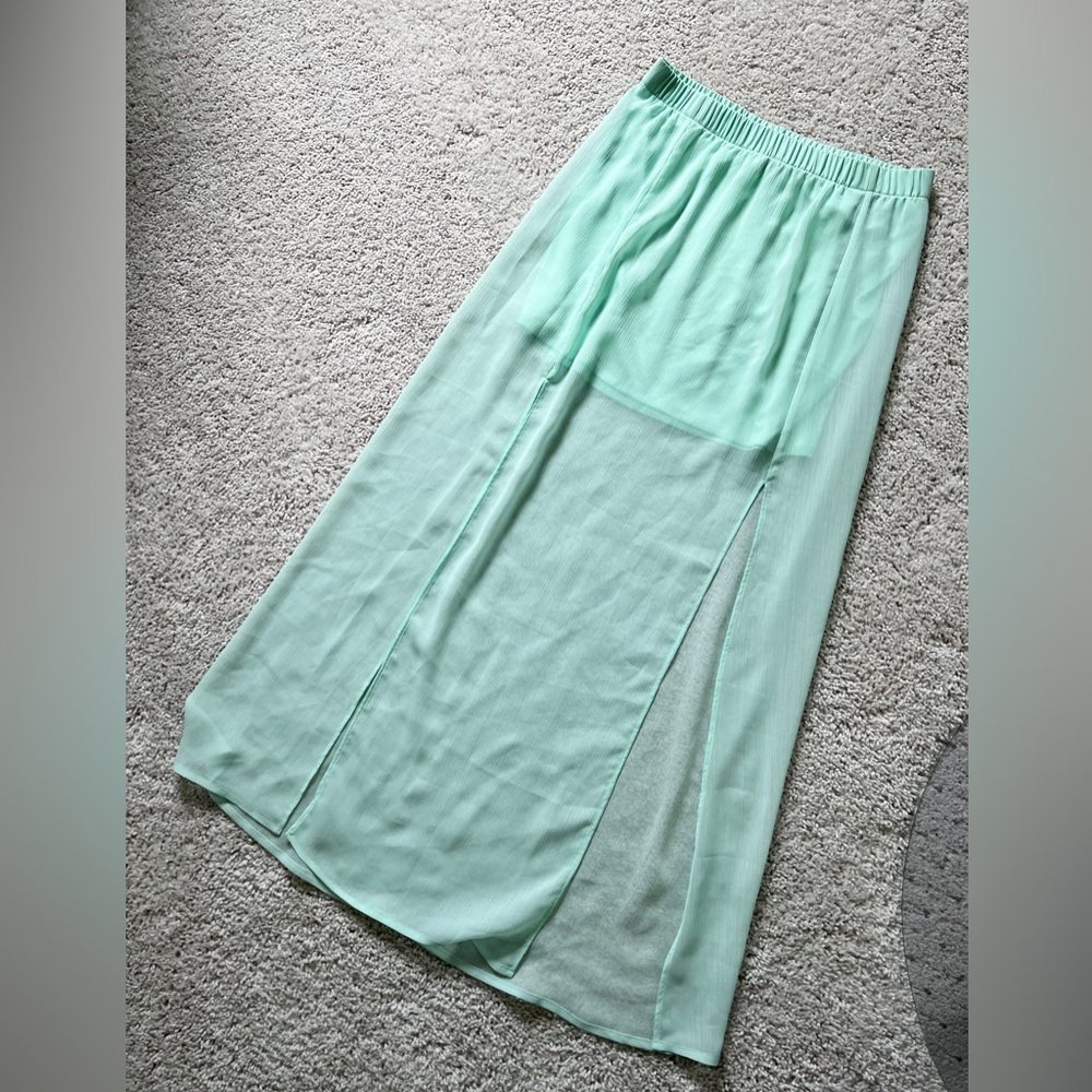New Express Skirt Mint Green